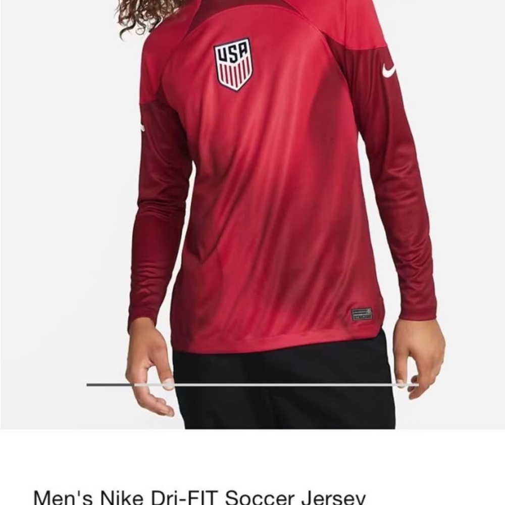 Nike Crimson USA Soccer Jersey